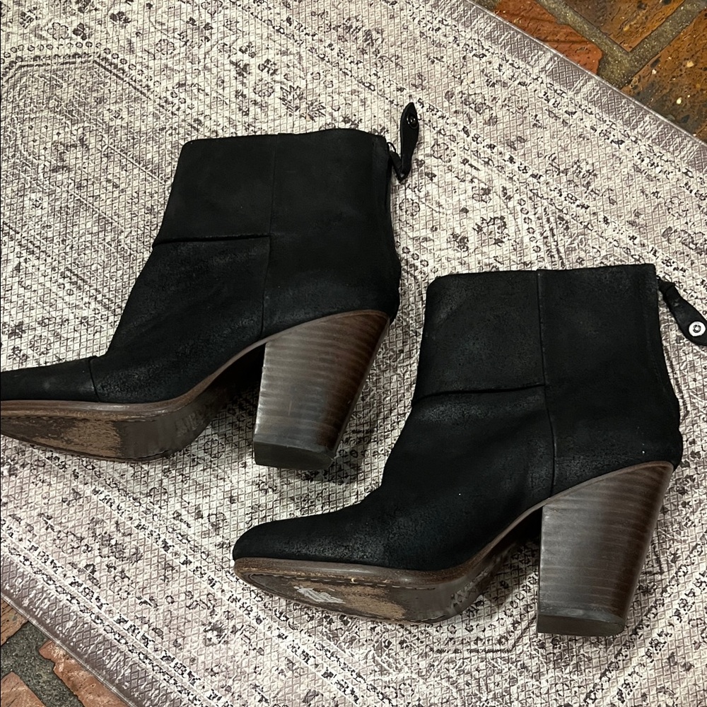 Rag & Bone Black Classic Newbury Ankle Boots - Picture 8 of 16